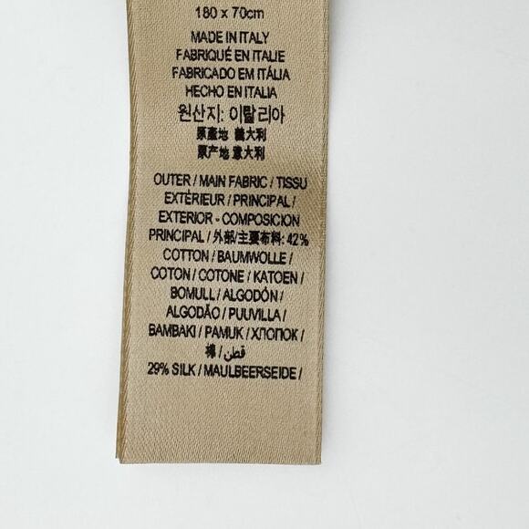 Burberry Scarf Authentic Red Brown Gauze Lightweight Plaid Nova‎ Check Oversized - Picture 12 of 13